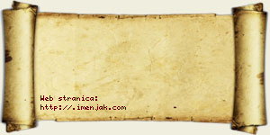 Anita Dedijer vizit kartica